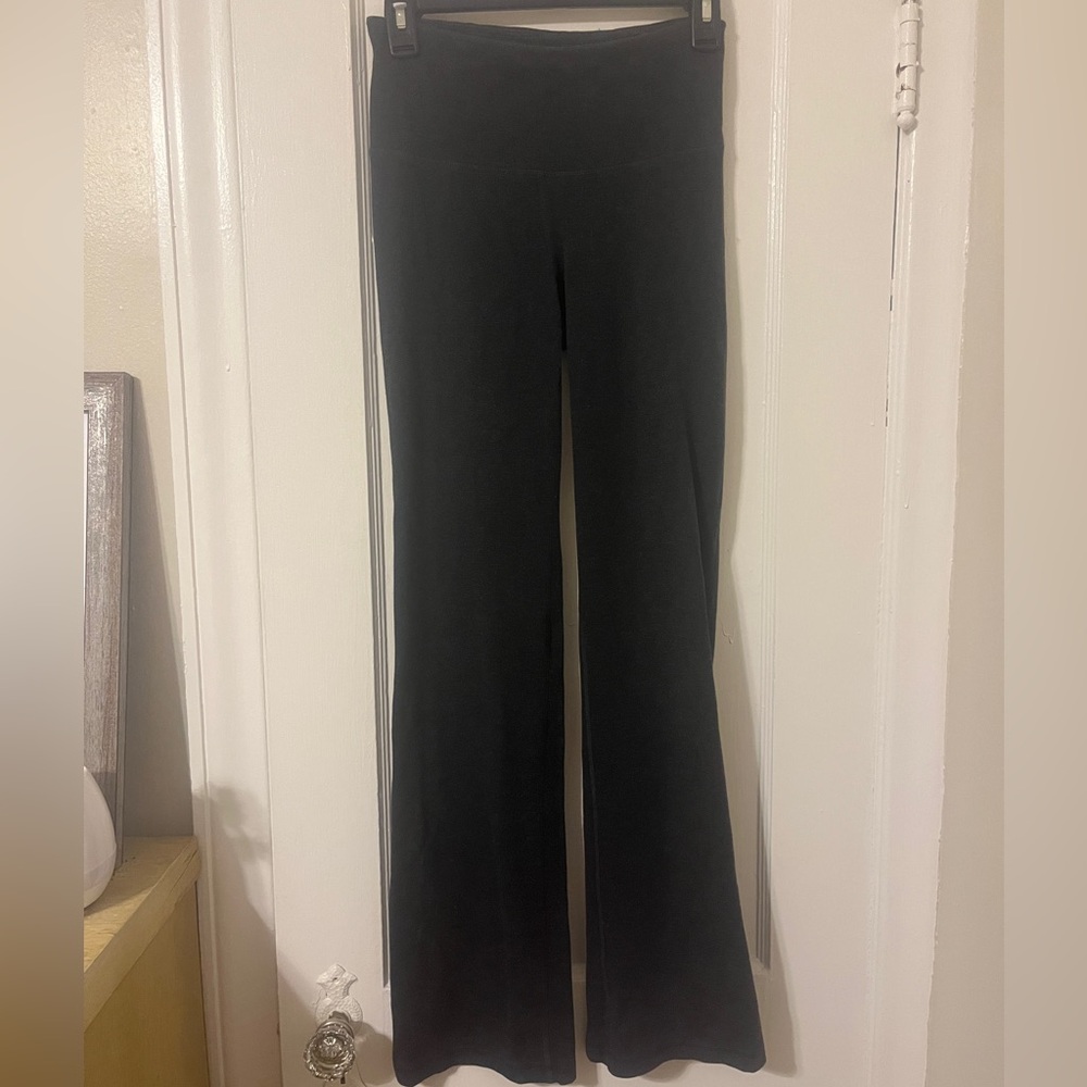 Old Navy Active Heather Black Go-Dry Yoga Pants Leggings